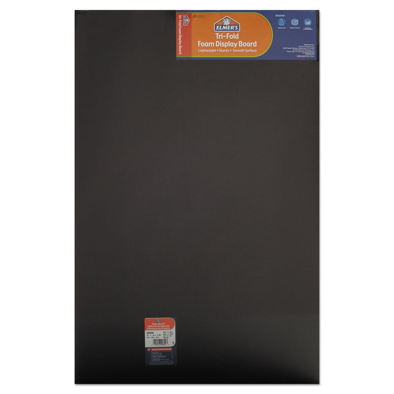 Elmer's CFC-Free Polystyrene Foam Premium Display Board, 24 x 36, Black, 12/Carton