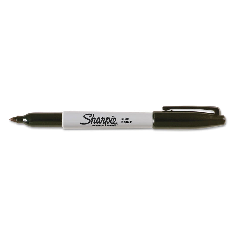 Sharpie Fine Tip Permanent Marker, Fine Bullet Tip, Black