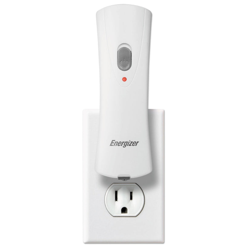 Energizer Weather Ready LED Flashlight, 1 NiMH Rechargeable Battery (Included), Silver/Gray