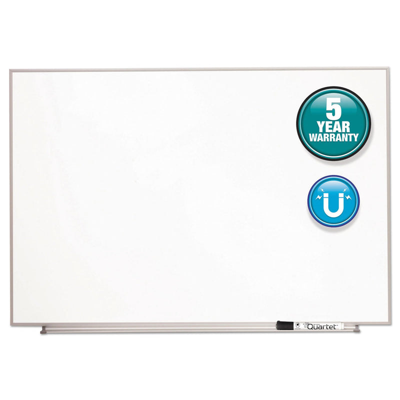 Quartet Matrix Magnetic Boards, Painted Steel, 48 x 31, White, Aluminum Frame