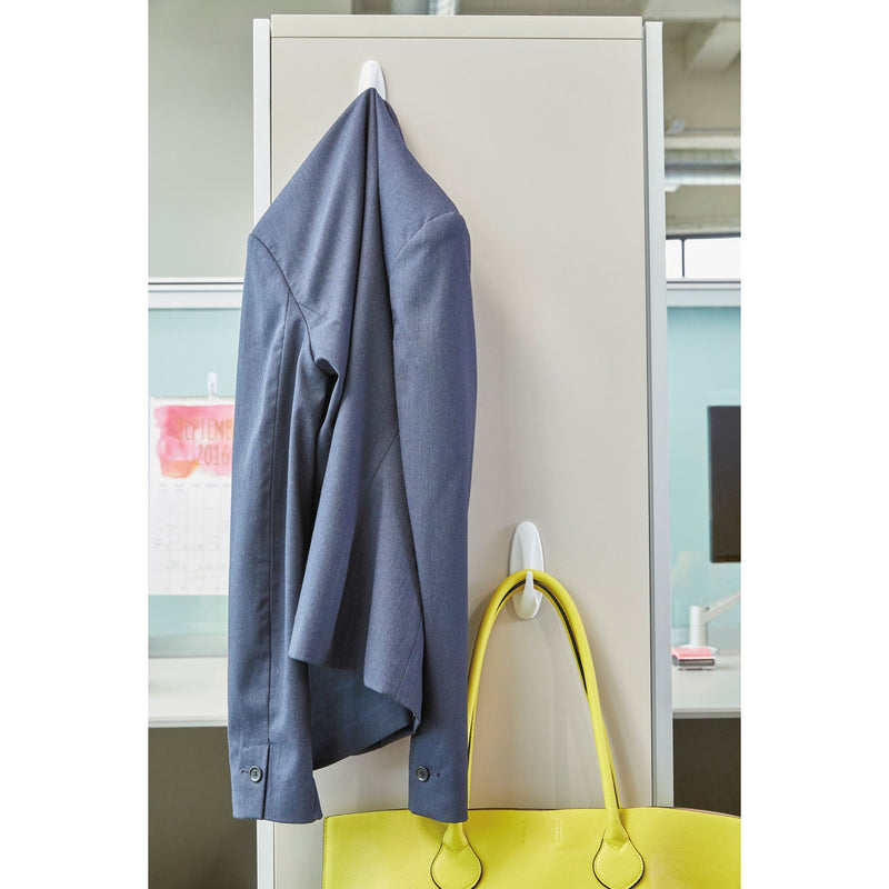 Command General Purpose Designer Hooks, Small/Medium, 3 lb Cap, White, 4 Hooks and 4 Strips/Pack