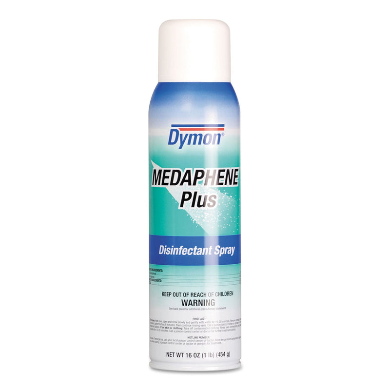 Dymon Medaphene Plus Disinfectant Spray, 15.5 oz Aerosol Spray, 12/Carton