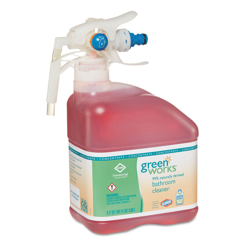Green Works Bathroom Cleaner Concentrate, 101 oz Bottle, 2/Carton