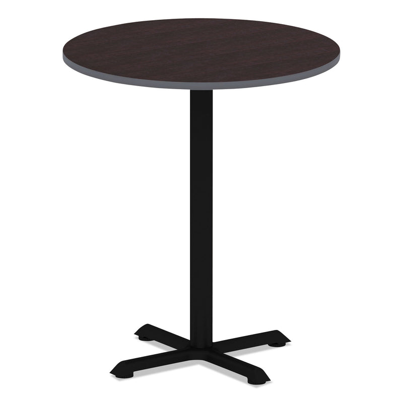 Alera Reversible Laminate Table Top, Round, 35.5" Diameter, Espresso/Walnut