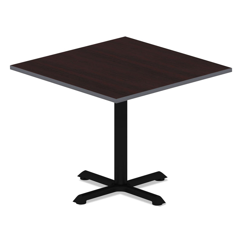 Alera Reversible Laminate Table Top, Square, 35.38w x 35.38d, Espresso/Walnut