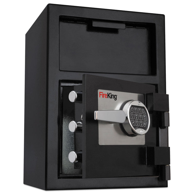 FireKing Depository Security Safe, 2.72 cu ft, 24w x 13.4d x 10.83h, Black