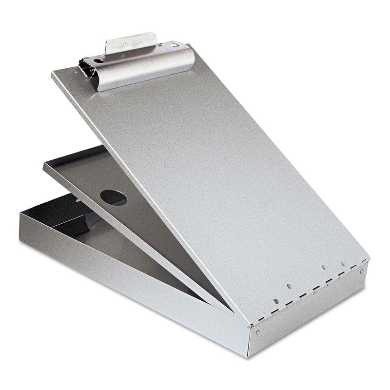 Saunders Cruiser Mate Aluminum Storage Clipboard, 1.5" Clip Capacity, Holds 8.5 x 11 Sheets, Silver