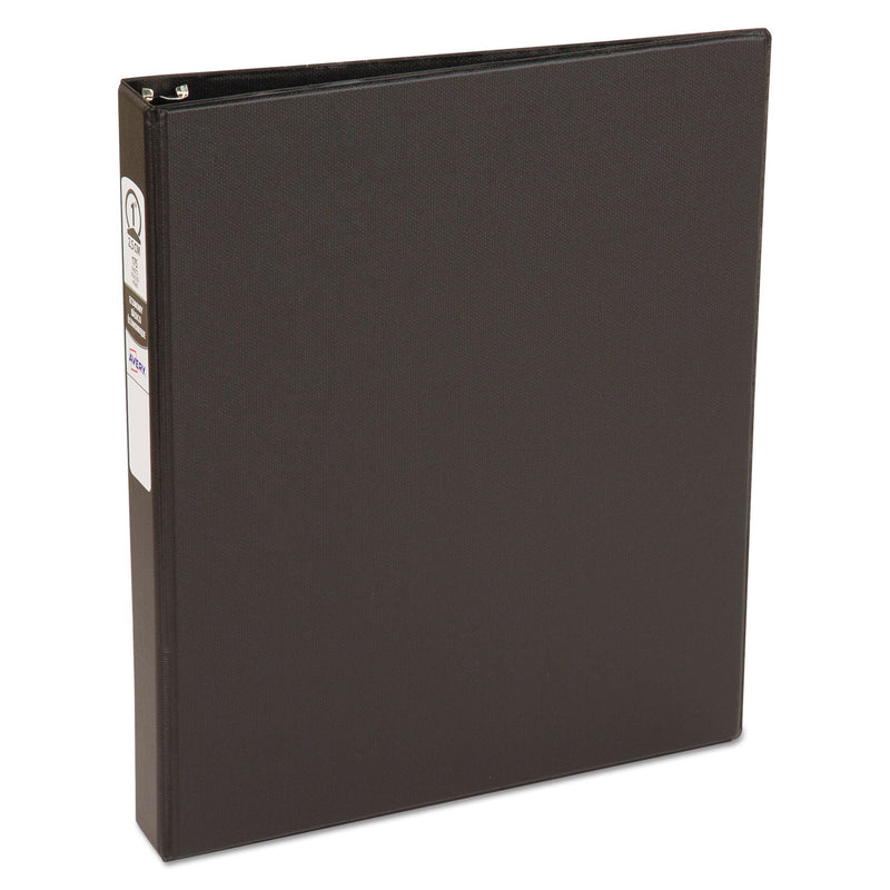 Avery Economy Non-View Binder with Round Rings, 3 Rings, 1" Capacity, 11 x 8.5, Black, (3301)