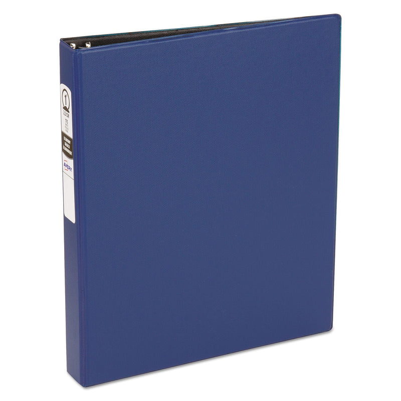 Avery Economy Non-View Binder with Round Rings, 3 Rings, 1" Capacity, 11 x 8.5, Blue, (3300)