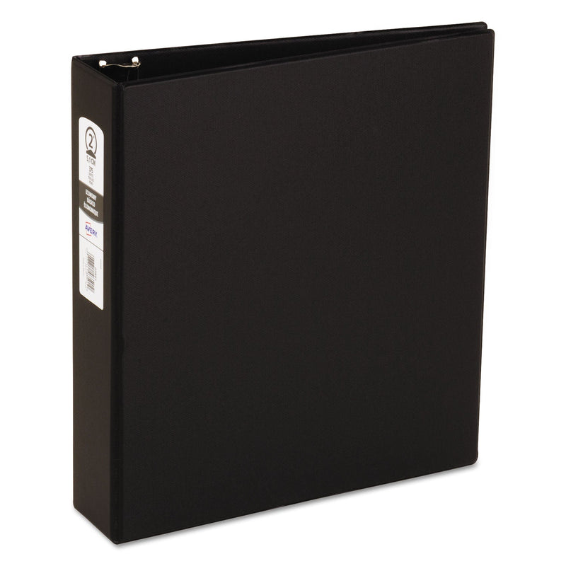 Avery Economy Non-View Binder with Round Rings, 3 Rings, 2" Capacity, 11 x 8.5, Black, (3501)