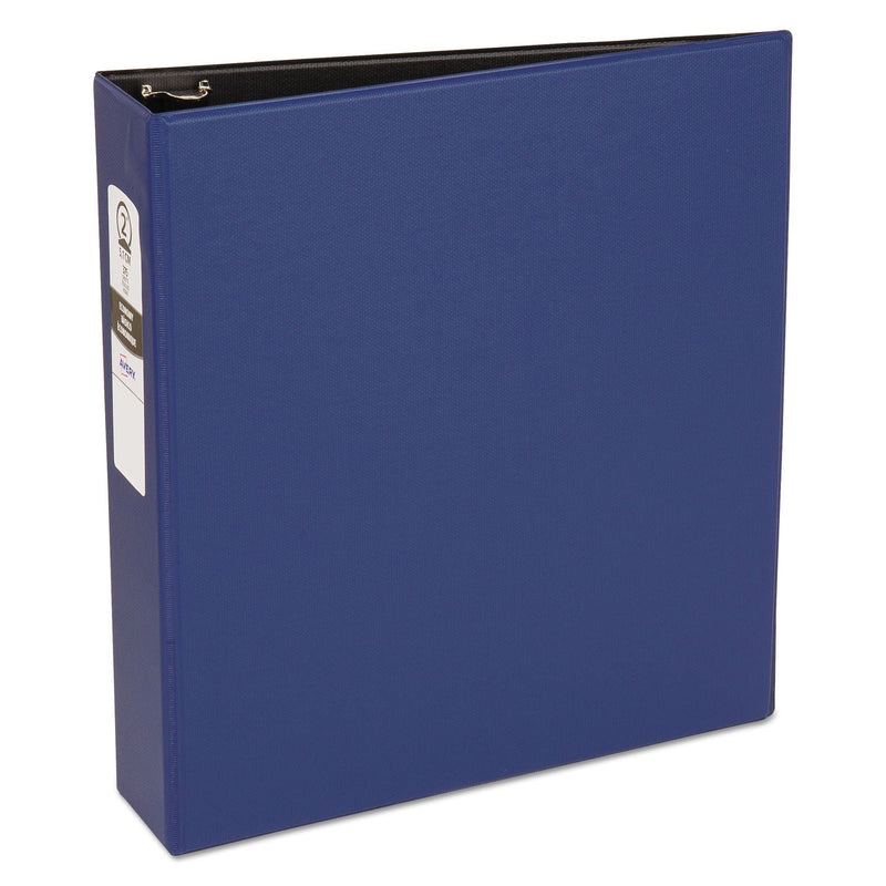 Avery Economy Non-View Binder with Round Rings, 3 Rings, 2" Capacity, 11 x 8.5, Blue, (3500)