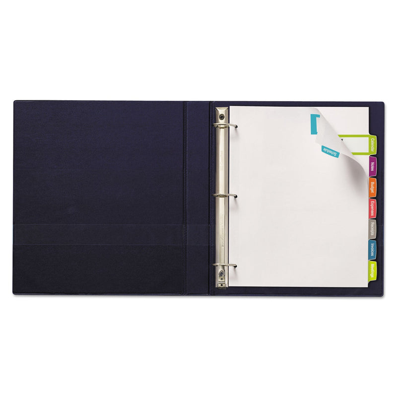 Avery Big Tab Printable Large White Label Tab Dividers, 8-Tab, 11 x 8.5, White, 20 Sets