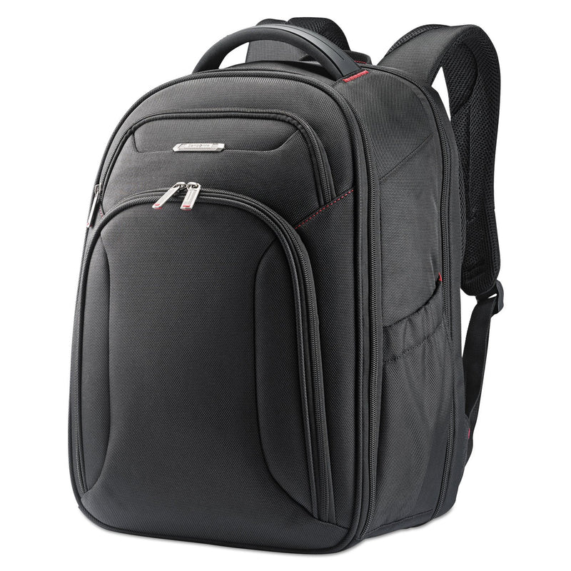 Samsonite Xenon 3 Laptop Backpack, Fits Devices Up to 15.6", Ballistic Polyester, 12 x 8 x 17.5, Black