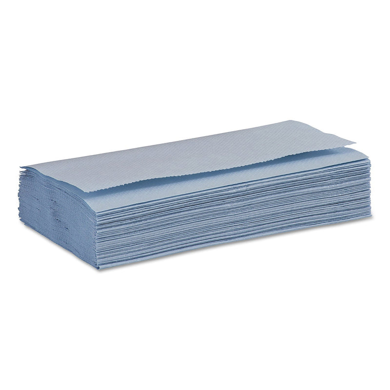 Boardwalk Windshield Paper Towels, 9.13 x 10.25, Blue, 250/Pack, 9 Packs/Carton