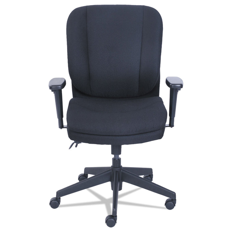 SertaPedic Cosset Ergonomic Task Chair, Supports Up to 275 lb, 19.5" to 22.5" Seat Height, Black