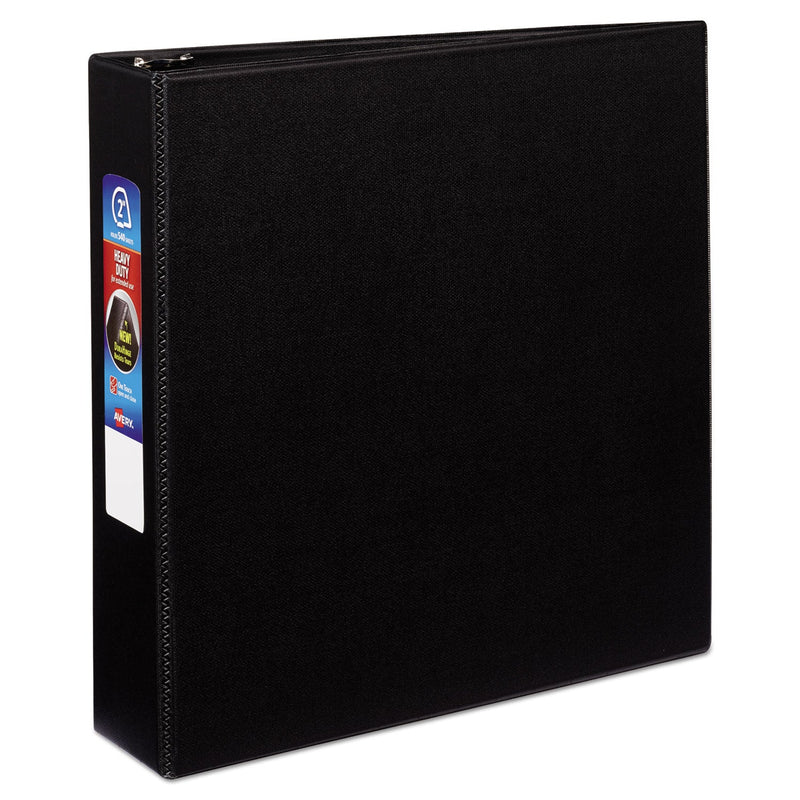 Avery Heavy-Duty Non-View Binder with DuraHinge and One Touch EZD Rings, 3 Rings, 2" Capacity, 11 x 8.5, Black