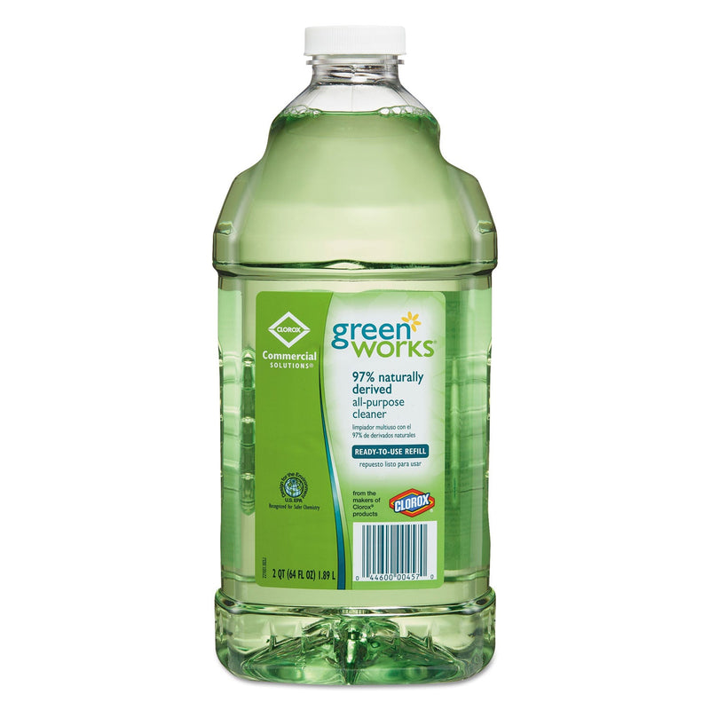 Green Works All-Purpose and Multi-Surface Cleaner, Original, 64 oz Refill