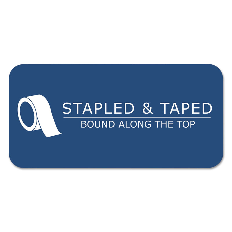 Roaring Spring WIDE Landscape Format Writing Pad, Unpunched with Standard Back, Medium/College Rule, 40 Canary-Yellow 11 x 9.5 Sheets