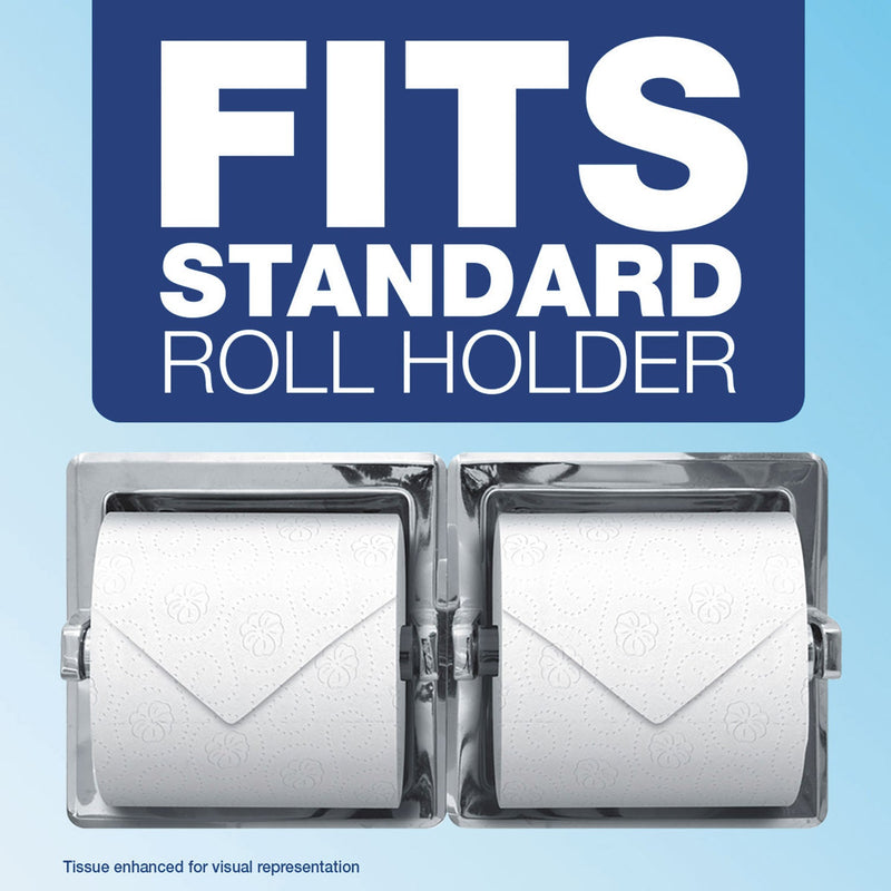 Charmin Commercial Bathroom Tissue, Septic Safe, Individually Wrapped, 2-Ply, White, 450 Sheets/Roll, 75 Rolls/Carton