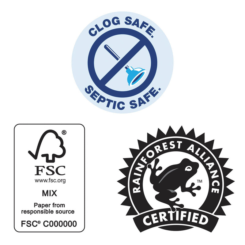 Charmin Commercial Bathroom Tissue, Septic Safe, Individually Wrapped, 2-Ply, White, 450 Sheets/Roll, 75 Rolls/Carton