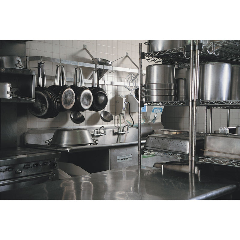 S.O.S. All Surface Scrubber Sponge, 2.5 x 4.5, 0.9" Thick, Dark Blue, 12/Carton