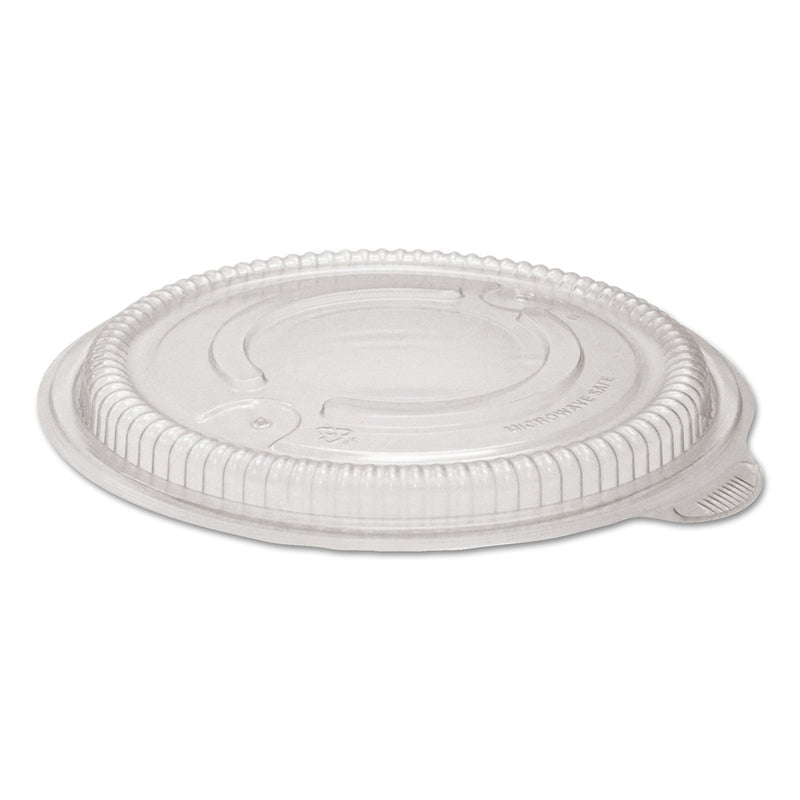 Anchor Packaging MicroRaves Incredi-Bowl Lid, For 18, 24, 32, 48 oz Incredi-Bowls, 8.5" Diameter x 0.63"h, Clear, Plastic, 150/Carton