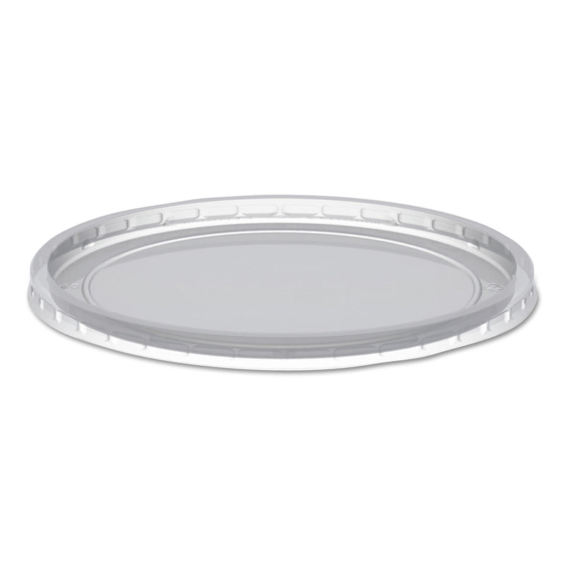 Anchor Packaging MicroLite Deli Tub Lid, Inside-Cap Fit, Fits 8-32 oz Containers, 4.56" Diameter x 0.26"h, Clear, Plastic, 500/Carton