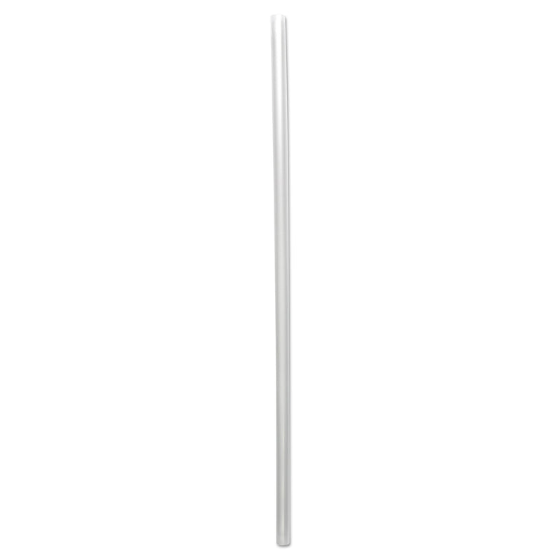 Boardwalk Wrapped Giant Straws, 10.25", Polypropylene, Clear, 1,000/Carton