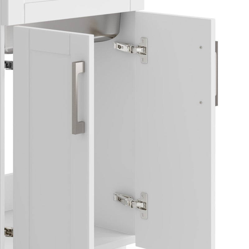 Hennessy - Deluxe Laundry Cabinet With Faucet And Stainless Steel Sink