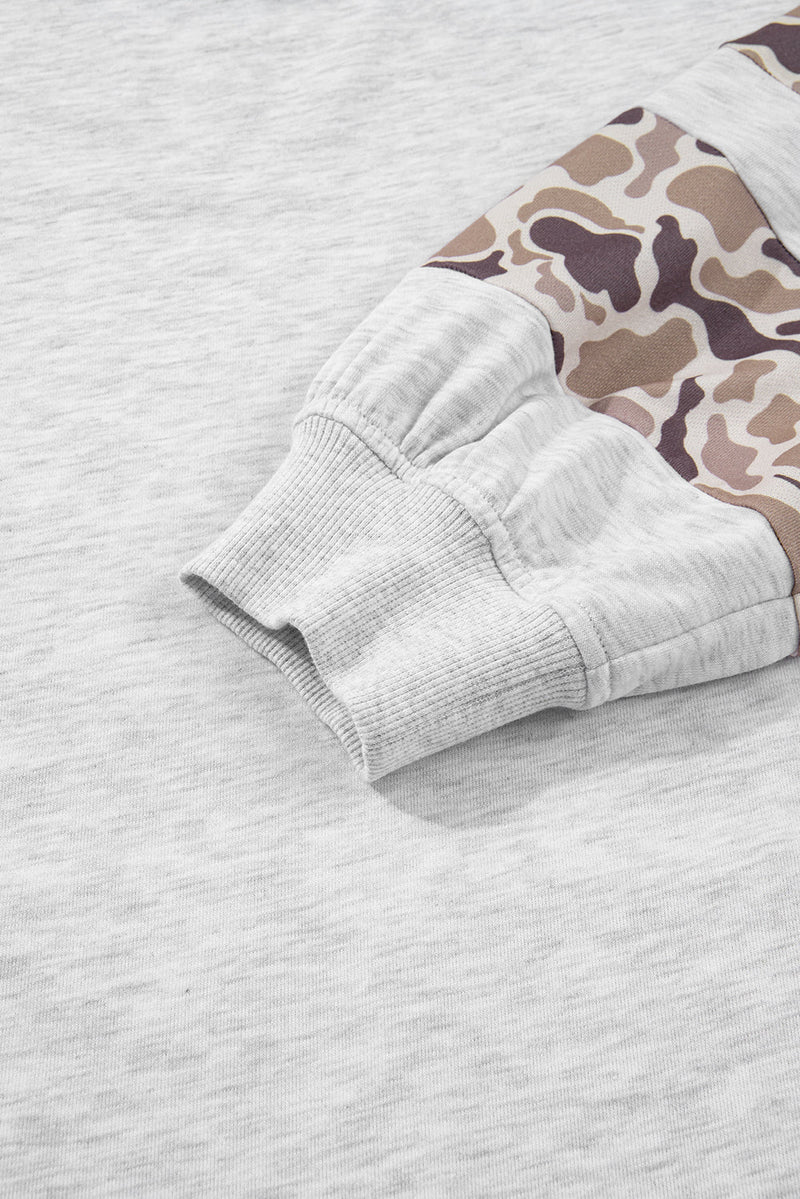 Sophia Patchwork asymmetric Sleeve PLUS Hoodie
