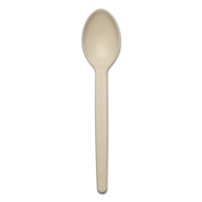 CONSERVE Corn Starch Cutlery, Spoon, White, 100/Pack