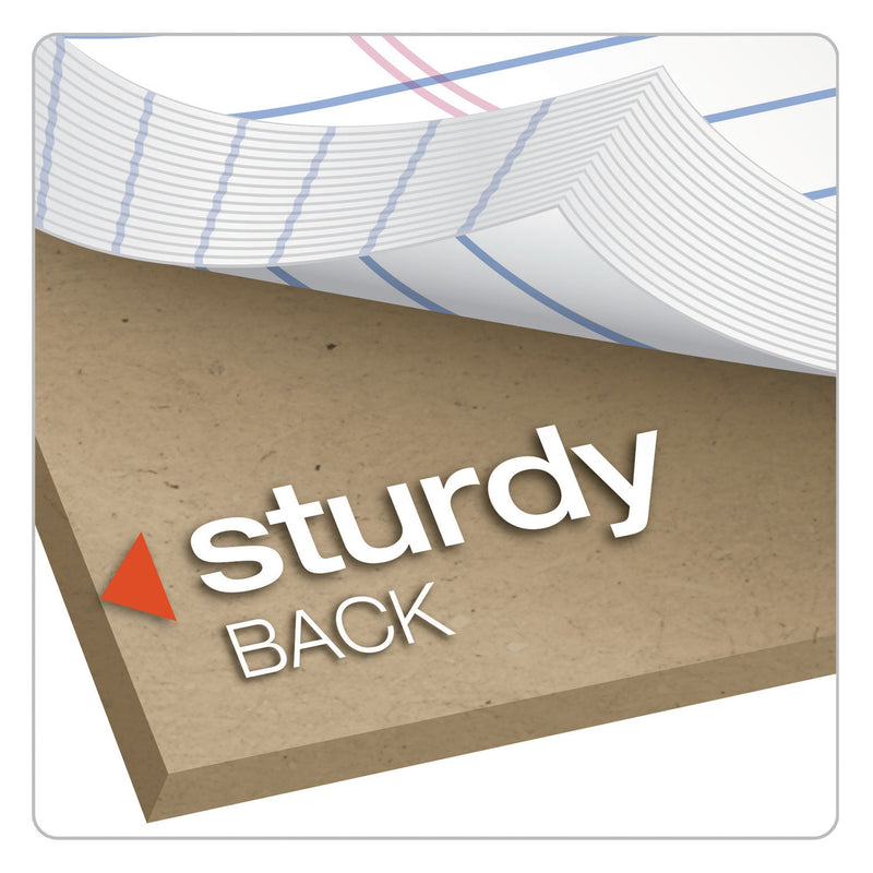 Ampad Recycled Writing Pads, Wide/Legal Rule, Politex Green Kelsu Headband, 50 White 8.5 x 11.75 Sheets, Dozen