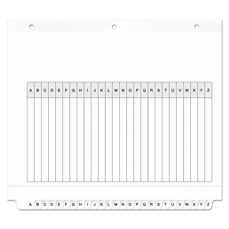 Avery Customizable TOC Ready Index Black and White Dividers, 26-Tab, A to Z, 11 x 9.25, 1 Set