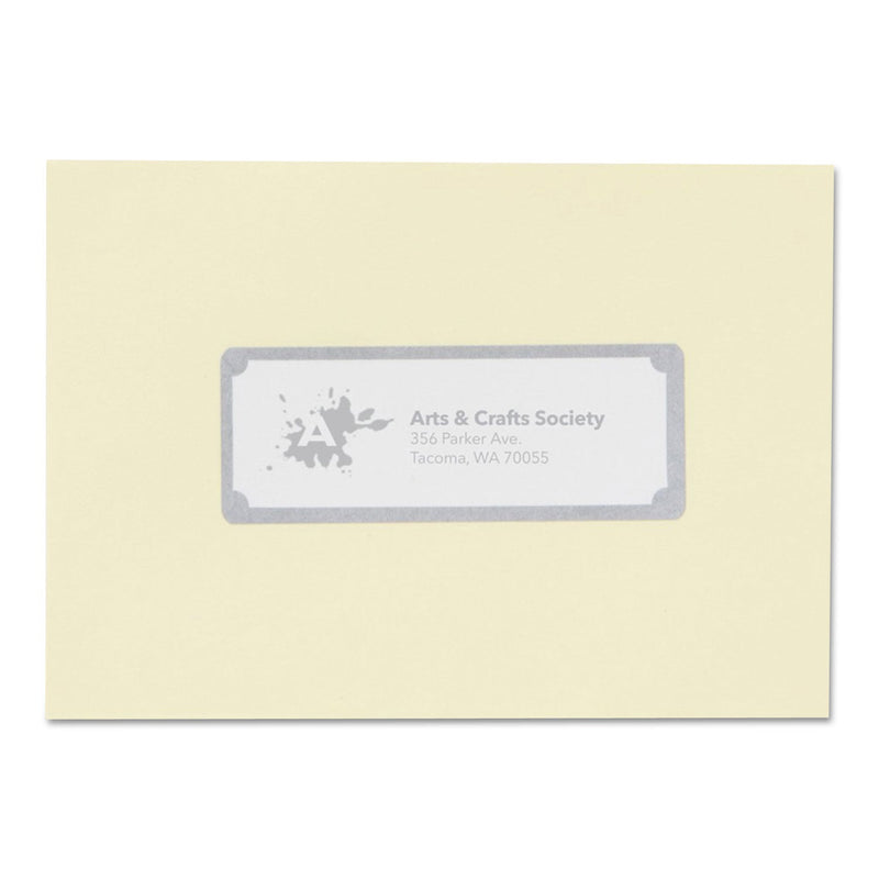 Avery White Easy Peel Address Labels w/ Border, Inkjet Printers, 1 x 2.63, White, 30/Sheet, 10 Sheets/Pack