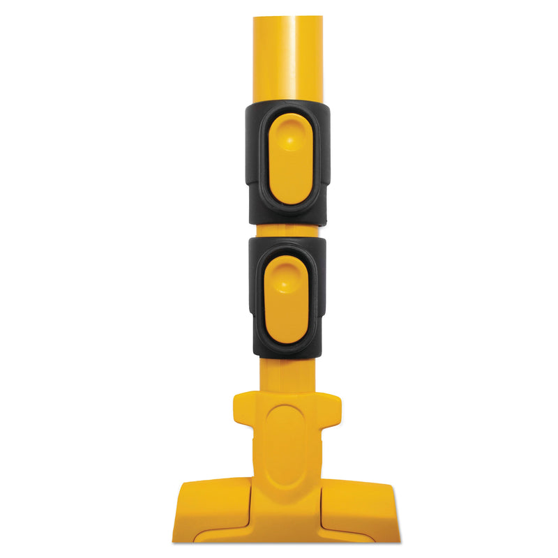 Rubbermaid Collapsible Spill Mop Handle, 22" to 47.5", Yellow, 12/Carton