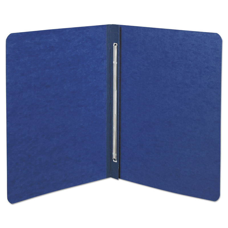 ACCO PRESSTEX Report Cover with Tyvek Reinforced Hinge, Side Bound, Two-Piece Prong Fastener, 3" Capacity, 8.5 x 11, Dark Blue