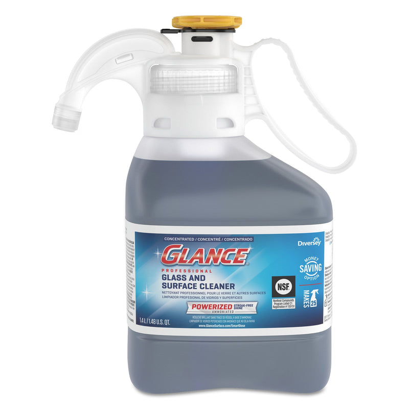 Diversey Concentrated Glance Professional Glass and Surface Cleaner, 47.3 oz Bottle