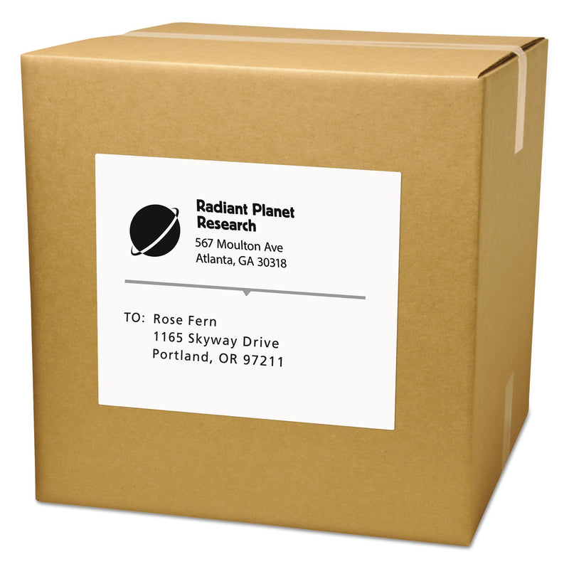 Avery Copier Mailing Labels, Copiers, 8.5 x 11, White, 100/Box