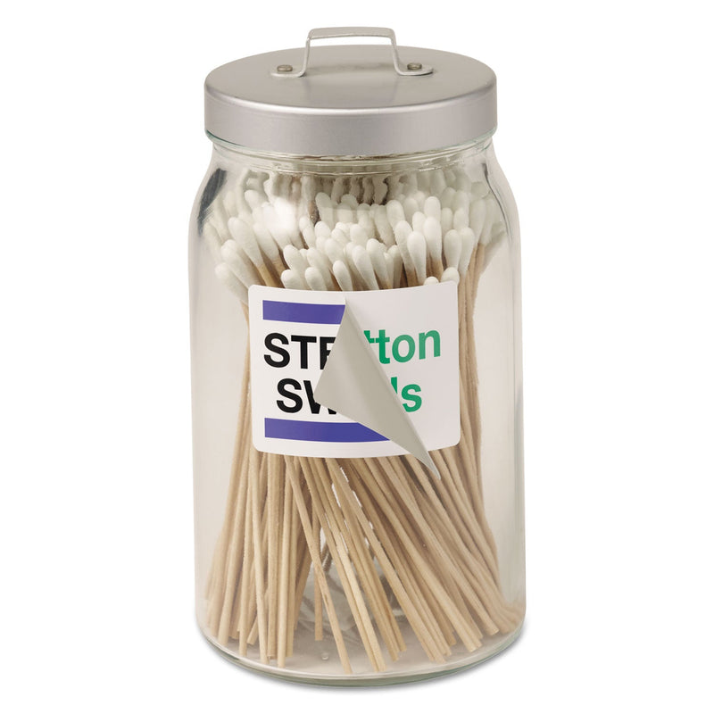 Avery Durable Permanent ID Labels with TrueBlock Technology, Laser Printers, 2 x 2.63, White, 15/Sheet, 50 Sheets/Pack