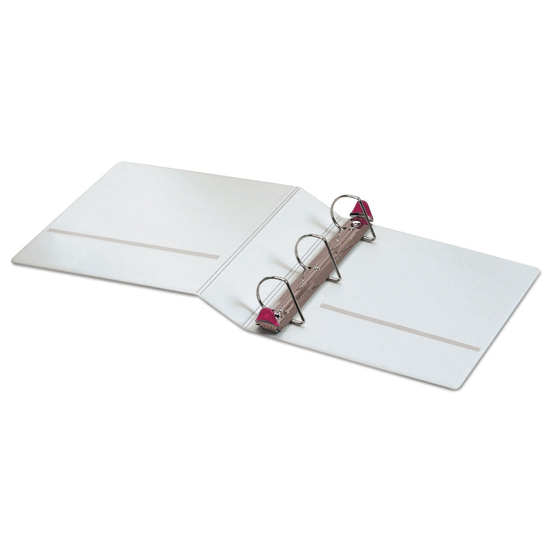 Cardinal Treated ClearVue Locking Slant-D Ring Binder, 3 Rings, 2" Capacity, 11 x 8.5, White