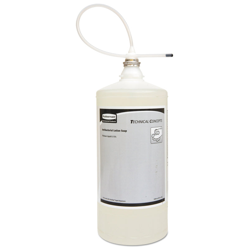 Rubbermaid One Shot Antibacterial Enriched Lotion Soap Refill, Floral, 800 mL, 4/Carton