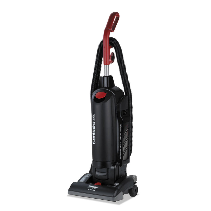 Sanitaire FORCE QuietClean Upright Vacuum SC5713D, 13" Cleaning Path, Black