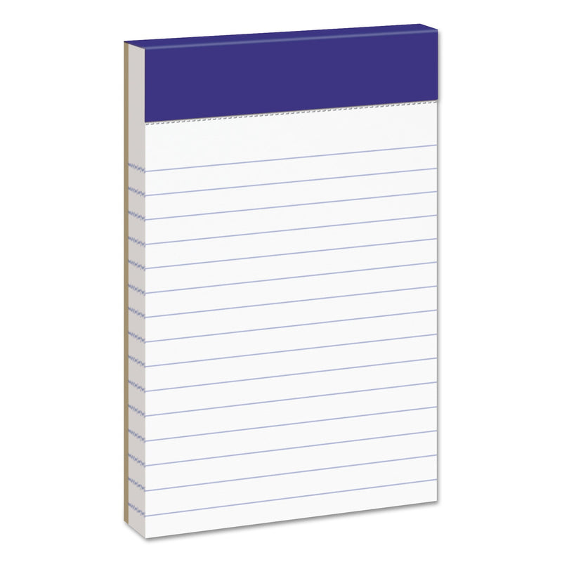 Ampad Perforated Writing Pads, Narrow Rule, 50 White 3 x 5 Sheets, Dozen