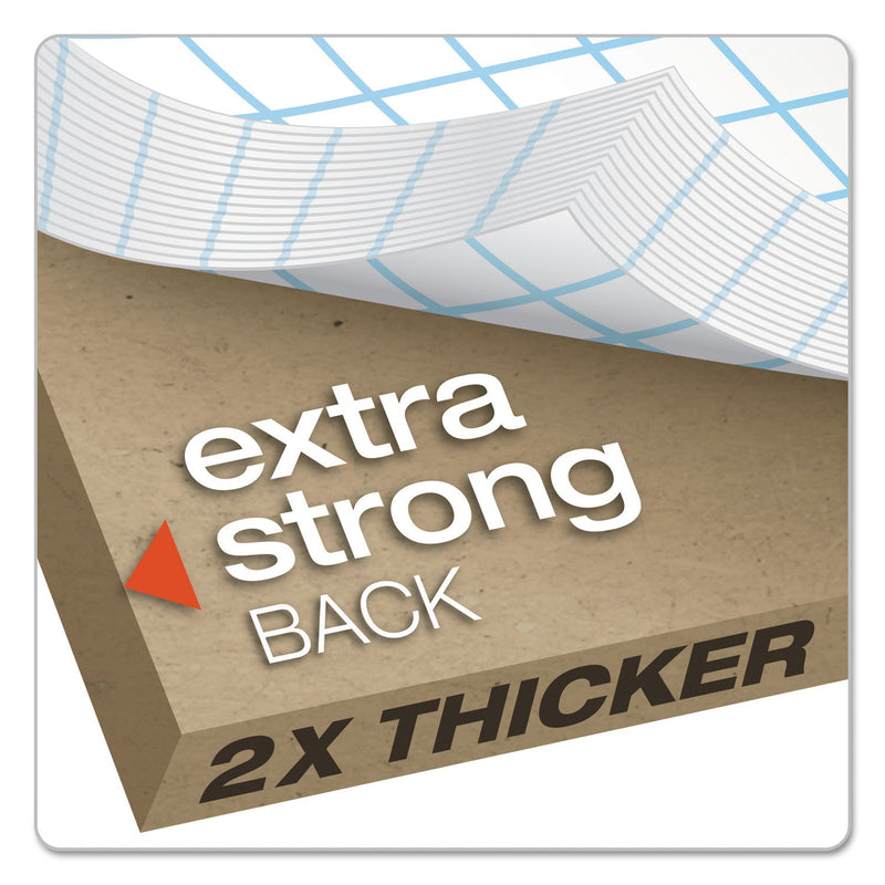 Ampad Quad Double Sheet Pad, Quadrille Rule (4 sq/in), 100 White 8.5 x 11.75 Sheets