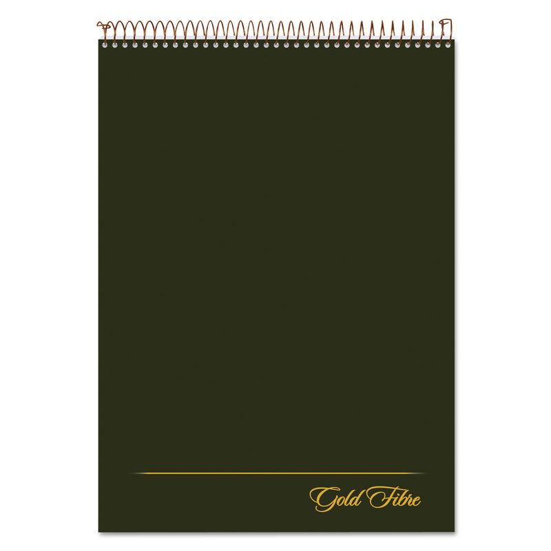 Ampad Gold Fibre Wirebound Project Notes Pad, Project-Management Format, Green Cover, 70 White 8.5 x 11.75 Sheets