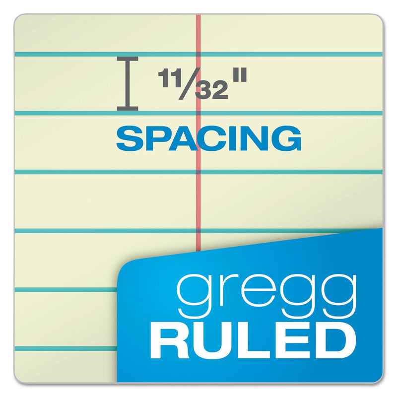 Ampad Steno Pads, Gregg Rule, Tan Cover, 80 Green-Tint 6 x 9 Sheets