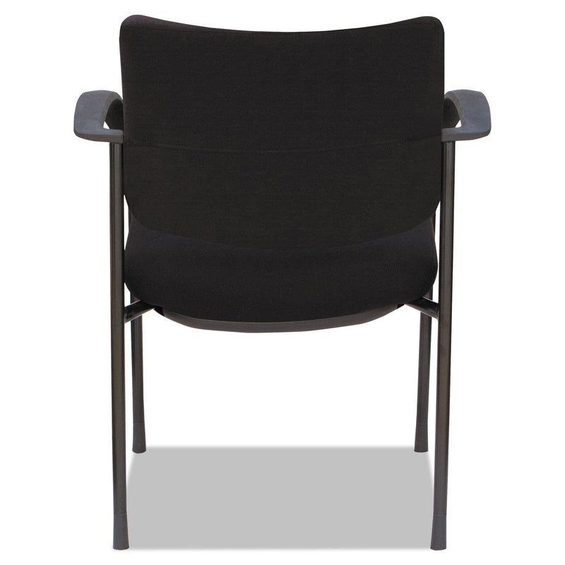 Alera IV Series Guest Chairs, Fabric Back/Seat, 24.8" x 22.83" x 32.28", Black, 2/Carton