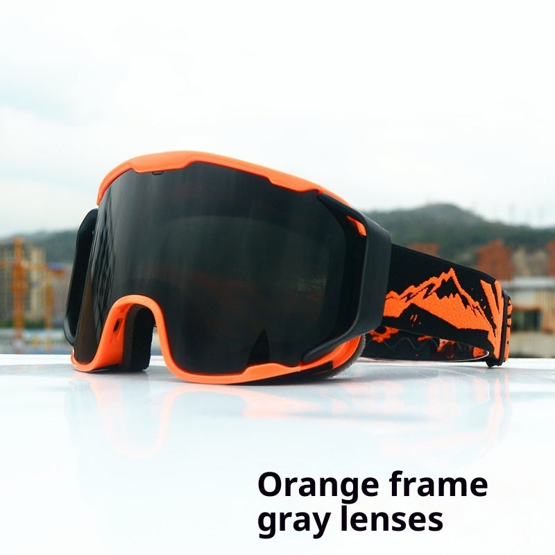 Ski Goggles Double-layer Anti-fog Full Real Film Ski Goggles