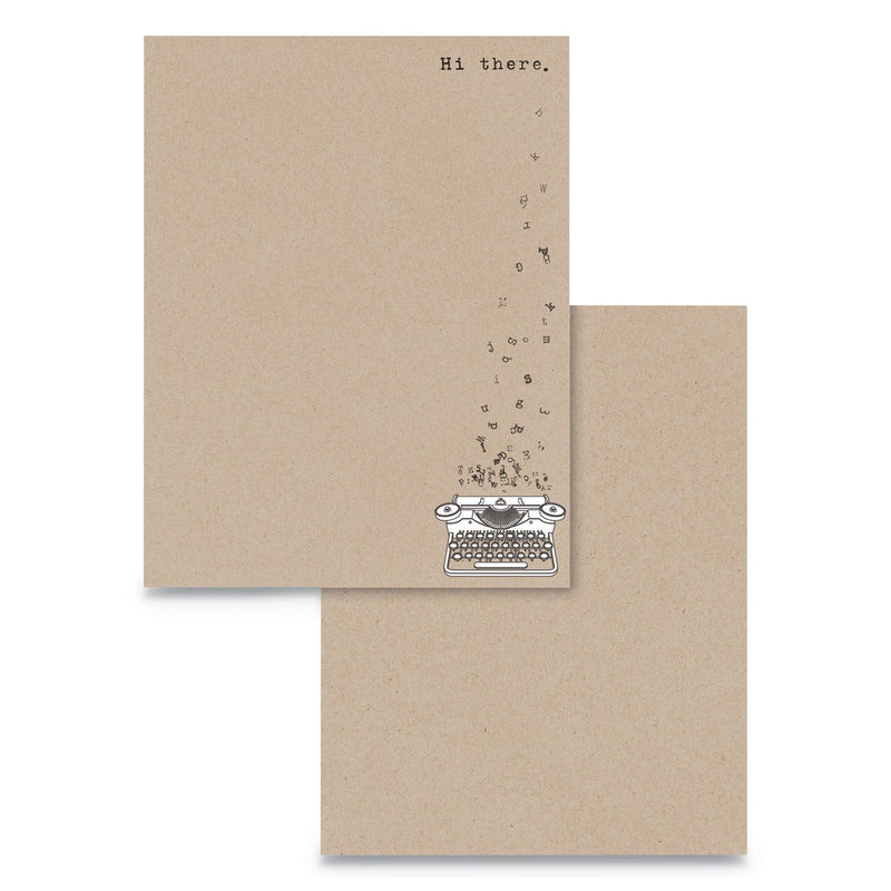 Astrodesigns Pre-Printed Paper, 24 lb Bond Weight, 8.5 x 11, Hi There, 75/Pack
