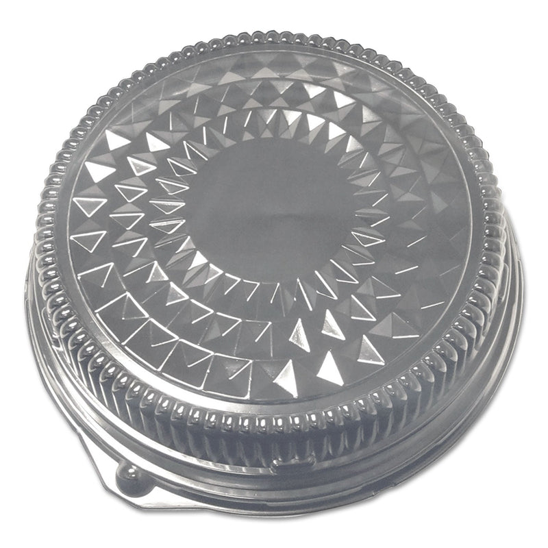 Durable Packaging Dome Lids for 16" Cater Trays, 16" Diameter x 2.5"h, Clear, Plastic, 50/Carton